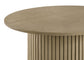Hamlyn 5-piece Round Wood Dining Set Wheat and Natural Oak