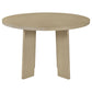 Strouse 47-inch Round Wood Dining Room Table Natural Oak