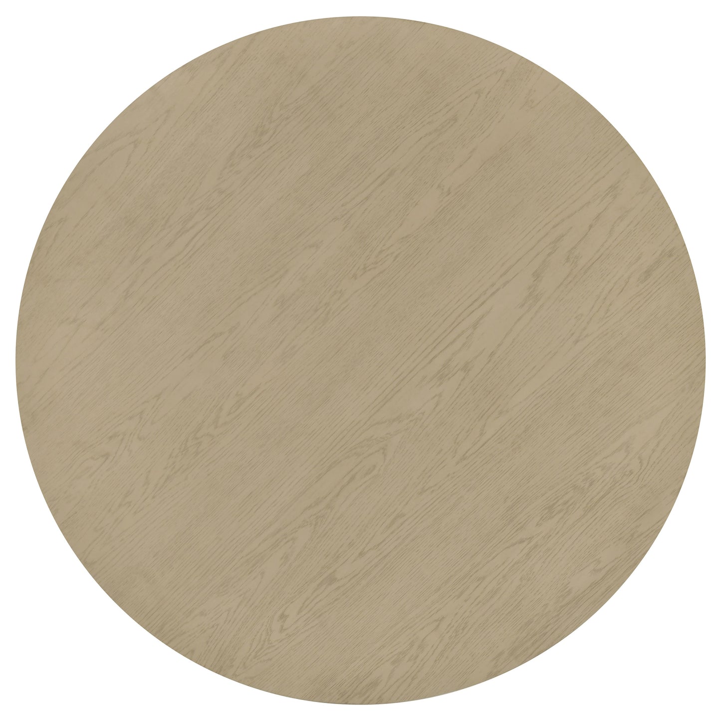 Strouse 47-inch Round Wood Dining Room Table Natural Oak