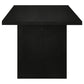 Decker 7-piece 82-inch Rectangular Dining Set Cream and Black