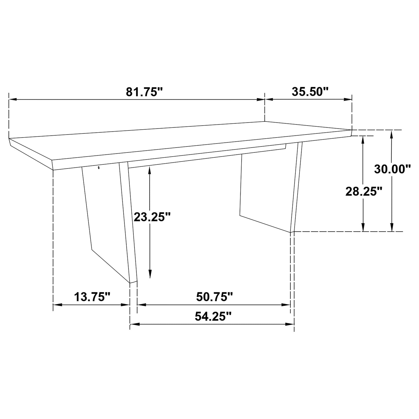 Decker 7-piece 82-inch Rectangular Dining Set Cream and Natural Oak