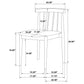 Decker 7-piece 82-inch Rectangular Dining Set Wheat and Natural Oak