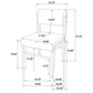 Decker 7-piece 82-inch Rectangular Dining Set Cream and Natural Oak
