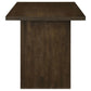 Decker 7-piece 70-inch Rectangular Counter Height Dining Set Black and Walnut