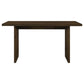 Decker 7-piece 70-inch Rectangular Counter Height Dining Set Cream and Walnut