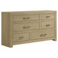 Hendricks 4-piece Eastern King Bedroom Set Light Oak