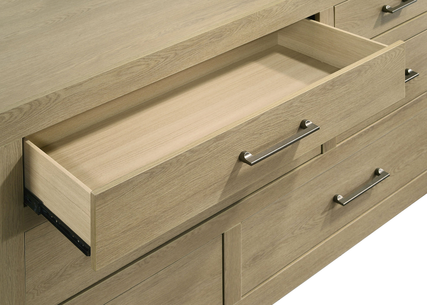 Hendricks 4-piece Eastern King Bedroom Set Light Oak
