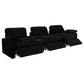 Collins 5-Piece Power Reclining Home Theater Seating Black