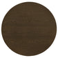Hamlyn 2-piece Round Fluted Coffee and End Table Set Walnut