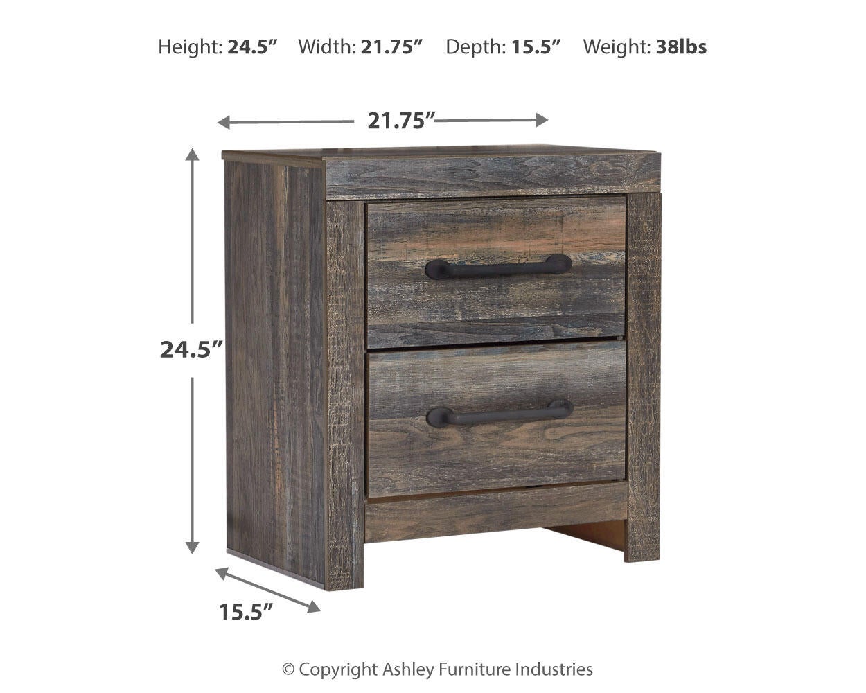 Drystan Twin Panel Headboard Bed with Mirrored Dresser, Chest and Nightstand