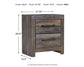 Drystan King Panel Headboard Bed with Mirrored Dresser, Chest and Nightstand