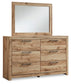 Hyanna Full Panel Bed, Dresser, Mirror, Chest and Nightstand
