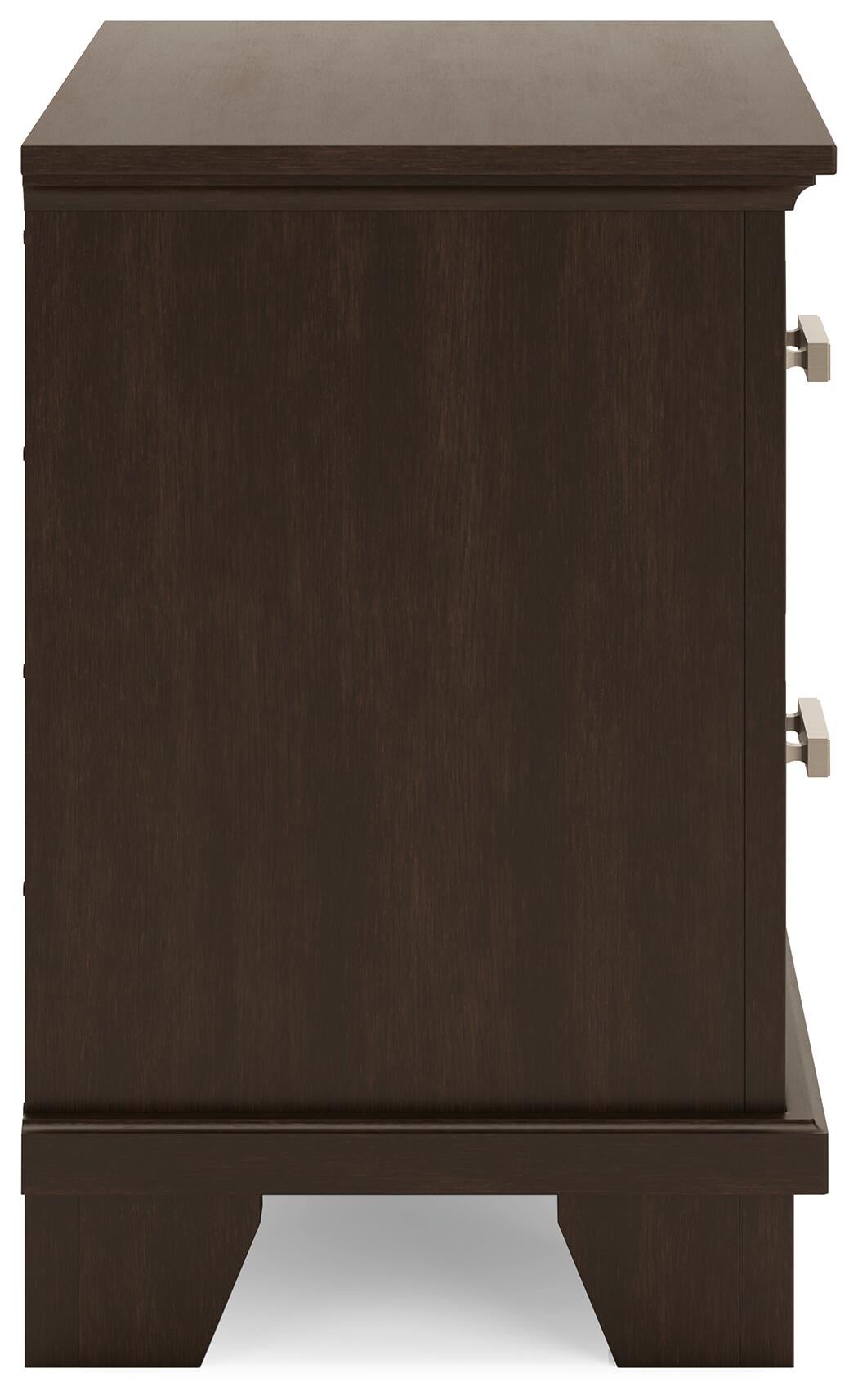 Covetown Full Panel Bed with Mirrored Dresser and Nightstand