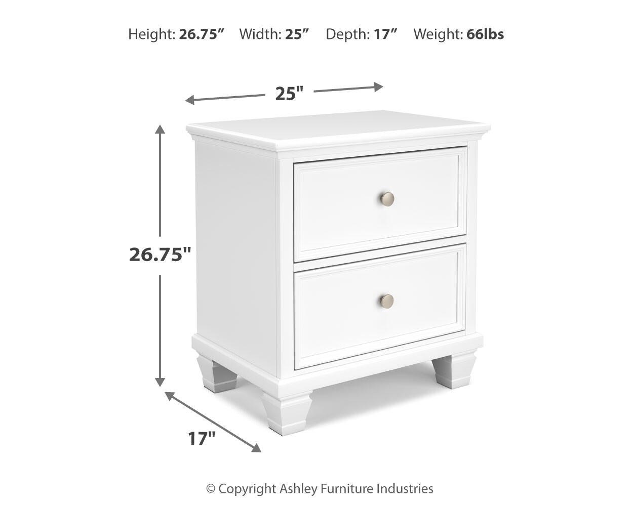 Fortman Full Panel Bed with Mirrored Dresser, Chest and Nightstand