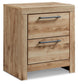 Hyanna Queen Panel Storage Bed with 1 Under Bed Storage Drawer, Dresser, Mirror and Nightstand