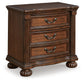 Lavinton California King Poster Bed, Dresser, Mirror, Chest and Nightstand