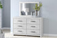 Cayboni King Panel Bed, Dresser, Mirror, Chest and Nightstand