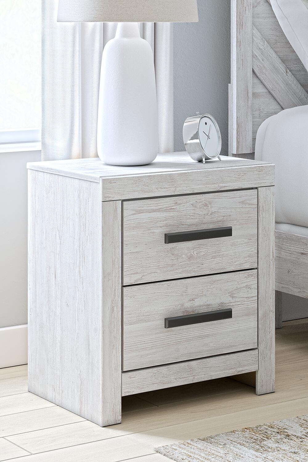 Cayboni King Panel Bed, Dresser, Mirror, Chest and Nightstand