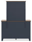 Landocken Full Panel Headboard, Dresser, Mirror, Chest and Nightstand