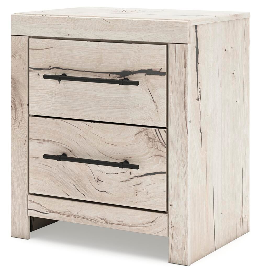 Lawroy King Panel Bed, Dresser, Mirror, Chest and Nightstand