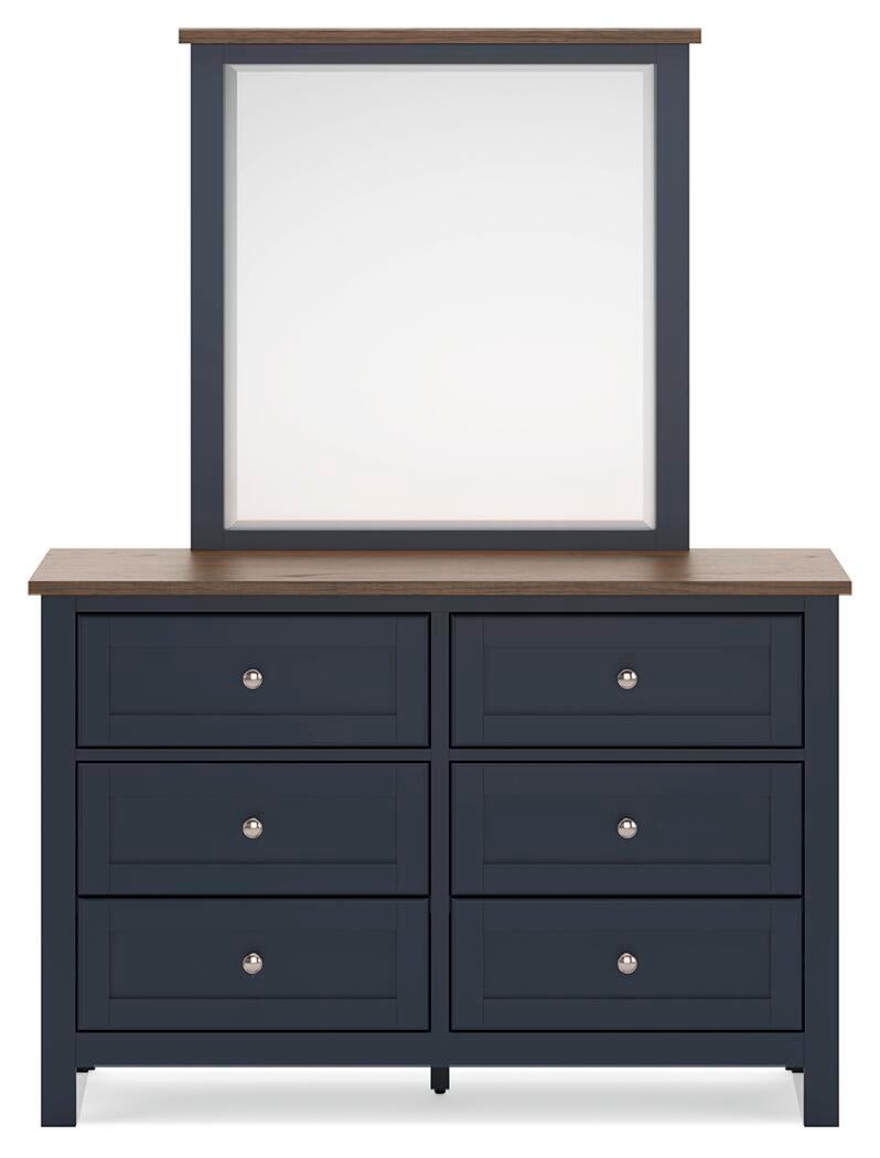 Landocken Full Panel Bed, Dresser, Mirror, Chest and Nightstand