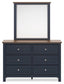 Landocken Full Panel Bed, Dresser, Mirror, Chest and Nightstand