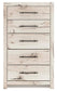 Lawroy Full Panel Bed, Dresser, Mirror, Chest and Nightstand