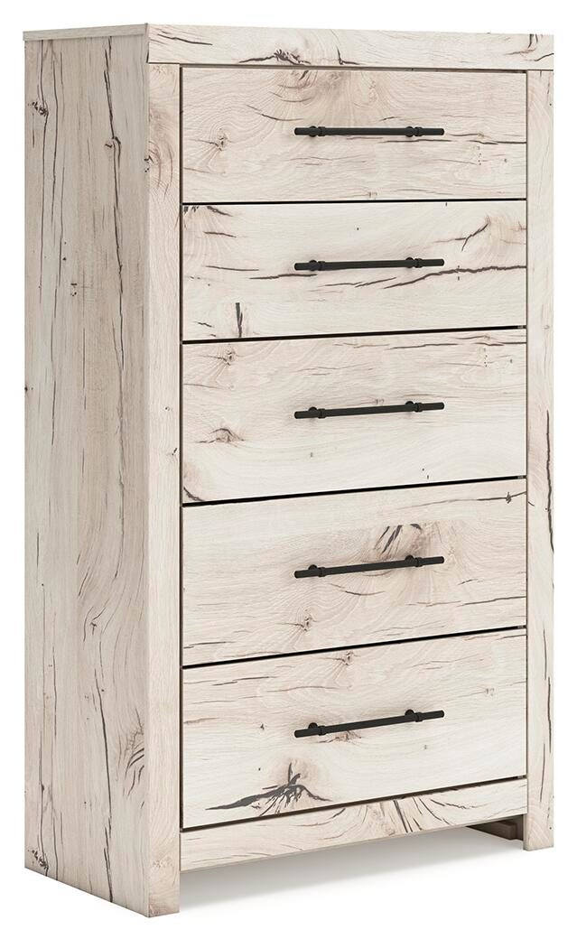 Lawroy Full Panel Bed, Dresser, Mirror, Chest and Nightstand