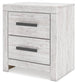 Cayboni Twin Panel Bed with Mirrored Dresser and Nightstand