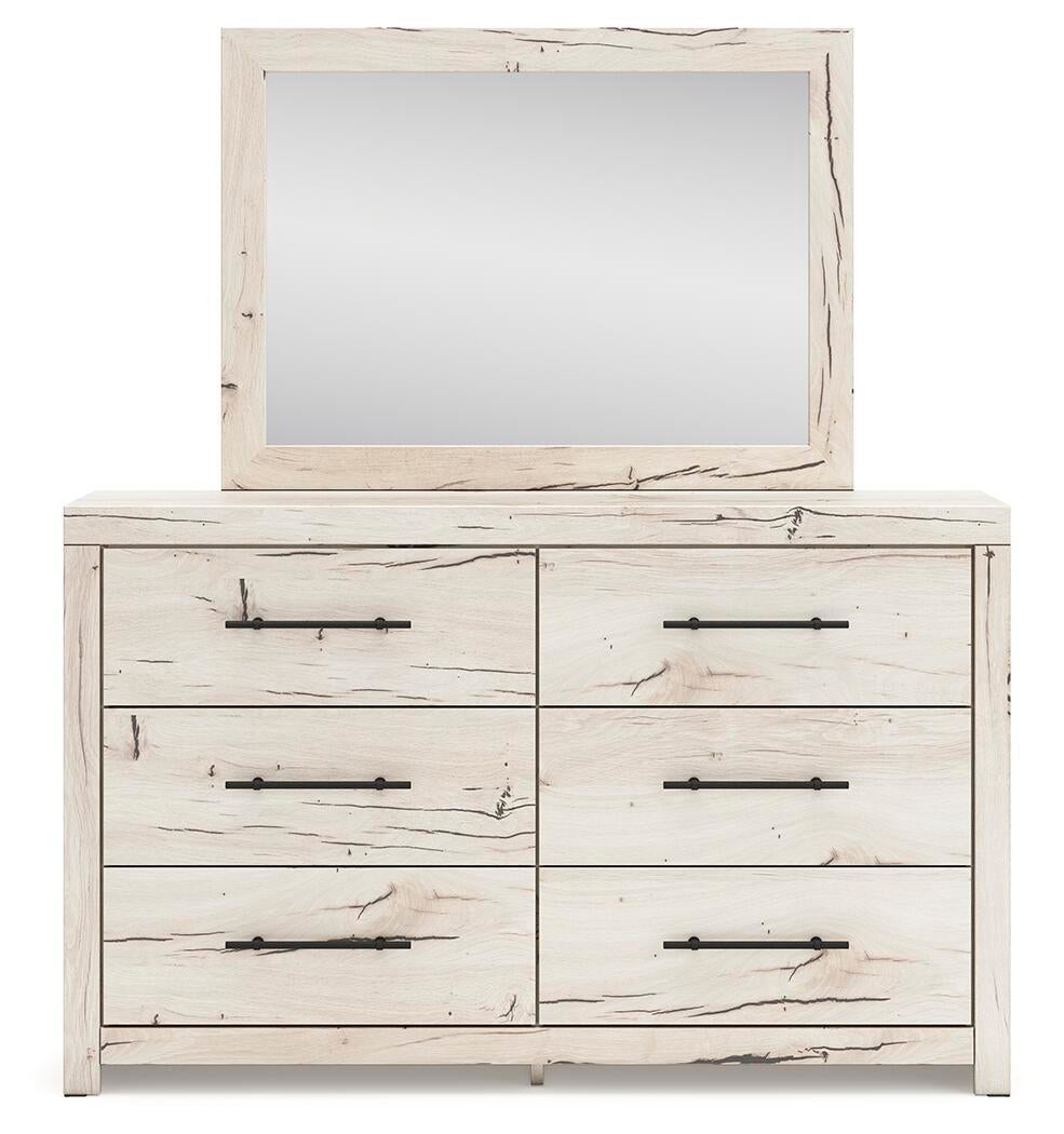 Lawroy Full Panel Headboard, Dresser, Mirror, Chest and Nightstand