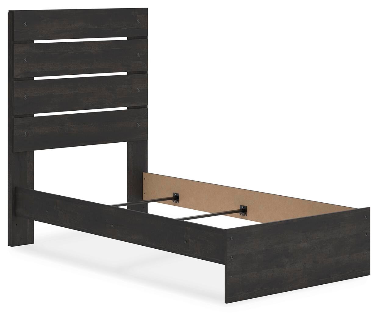 Hollivern Twin Panel Bed, Dresser, Mirror and Nightstand