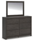 Fraluna Queen Panel Storage Bed, Dresser and Mirror