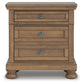 Feddinger Queen Panel Bed with Mirrored Dresser, Chest and Nightstand