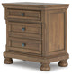 Feddinger Queen Panel Bed with Mirrored Dresser, Chest and Nightstand