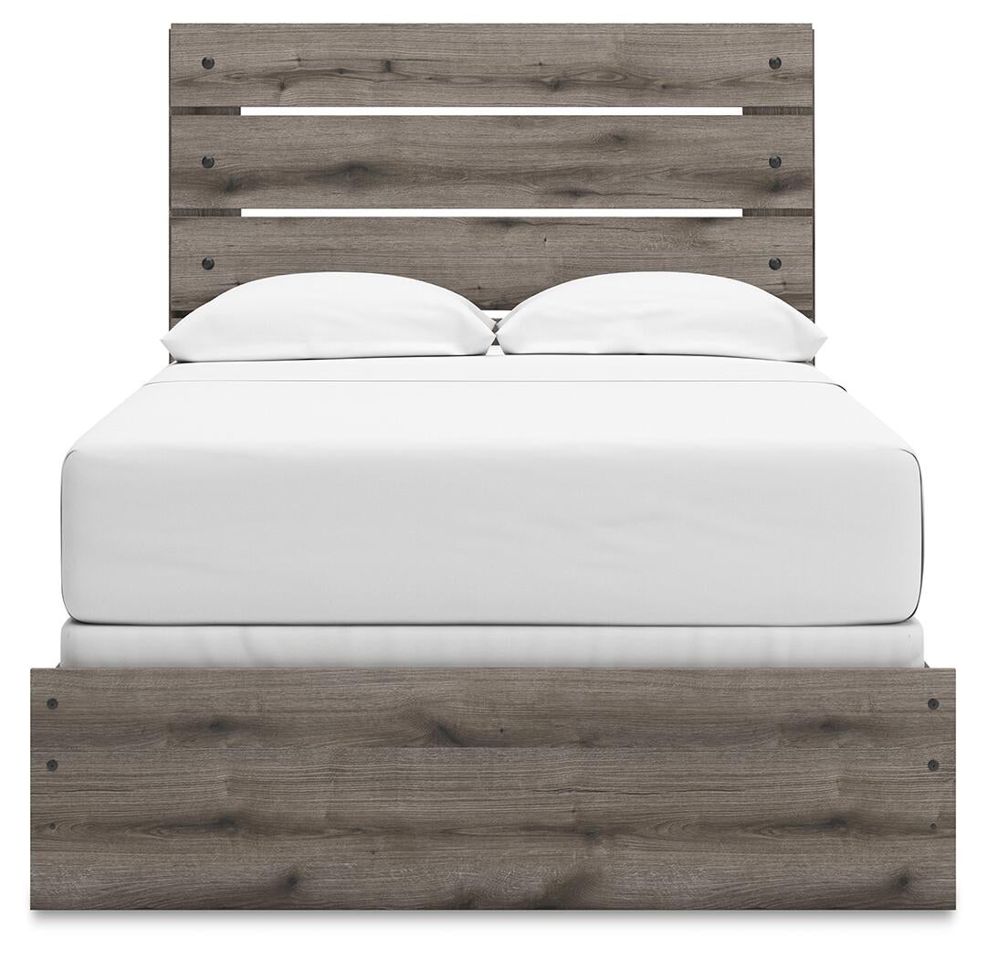 Graystorm Full Panel Bed, Dresser, Mirror and Nightstand