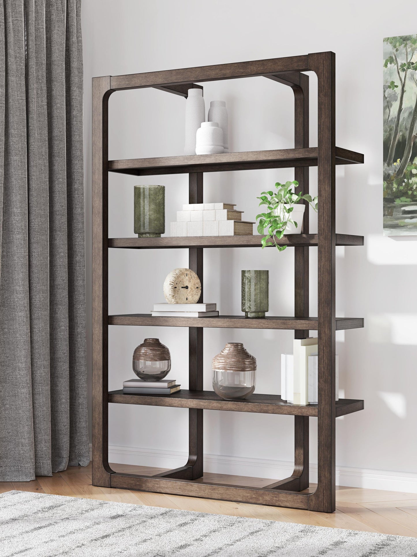 Breckington Home Office Desk with Chair and Storage
