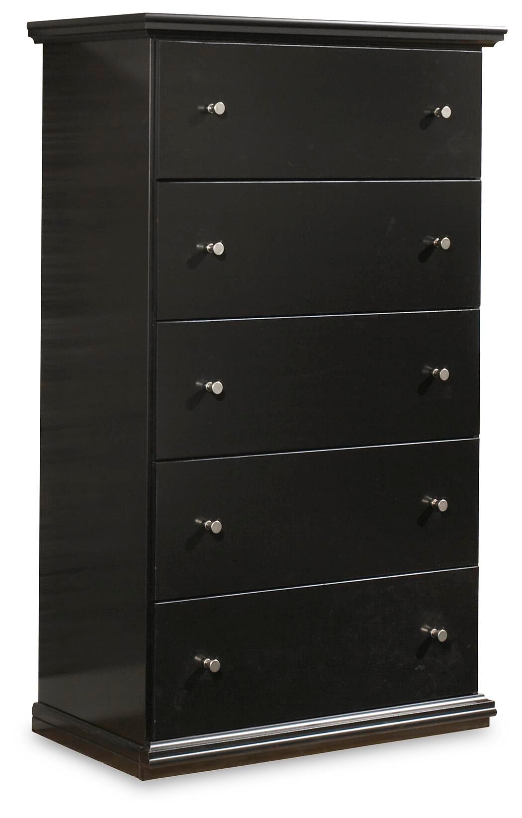 Maribel King Panel Bed, Dresser, Mirror, Chest and Nightstand