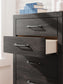 Delmorta Twin Panel Storage Bed, Dresser, Mirror, Chest and Nightstand