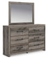 Urbanoore Twin Panel Bed, Dresser and Mirror