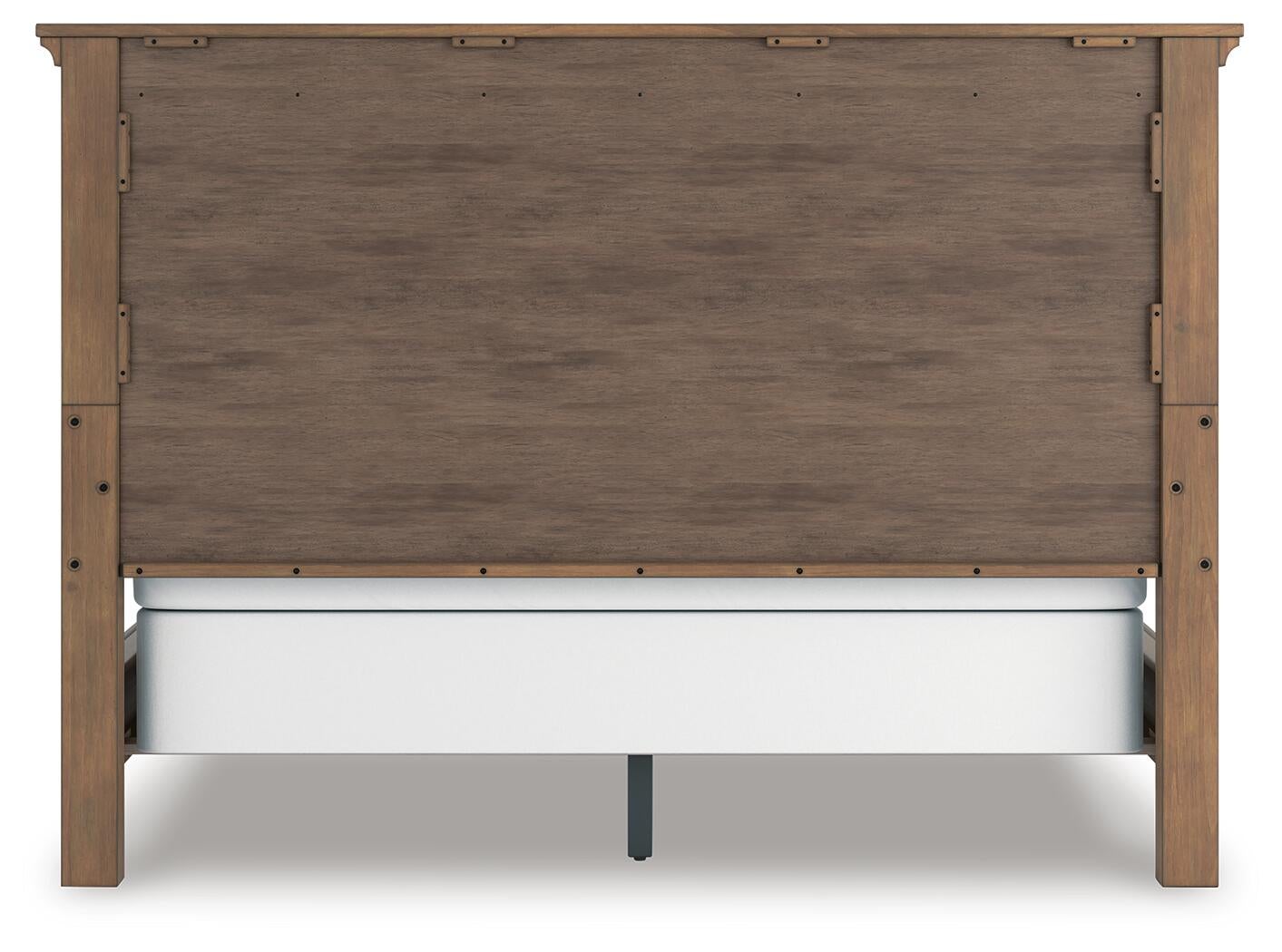 Feddinger California King Panel Bed with Mirrored Dresser