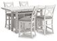 Robbinsdale Counter Height Dining Table and 4 Barstools
