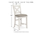 Robbinsdale Counter Height Dining Table and 4 Barstools