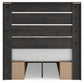 Hollivern Full Panel Bed with Storage, Dresser, Mirror and Nightstand