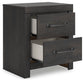 Hollivern Full Panel Bed with Storage, Dresser, Mirror and Nightstand