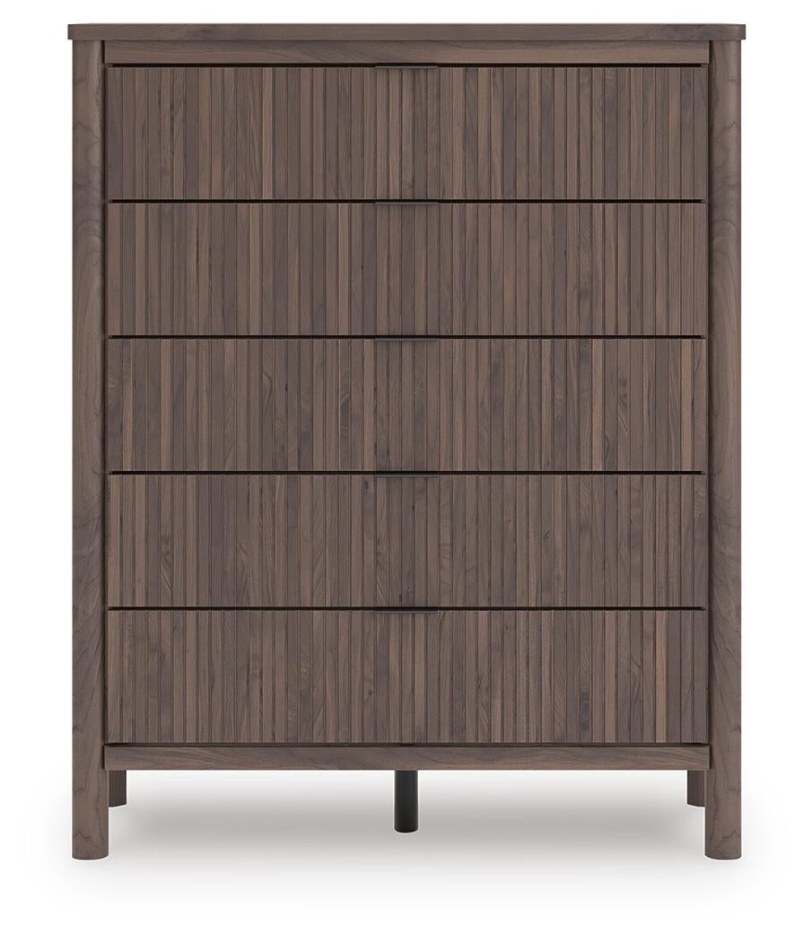 Pamytta Queen Panel Platform Bed, Dresser, Mirror, Chest and Nightstand