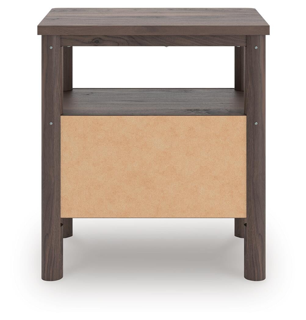 Pamytta Full Panel Platform Bed, Dresser, Mirror, Chest and Nightstand
