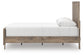 Rusticott Queen Panel Bed with Mirrored Dresser