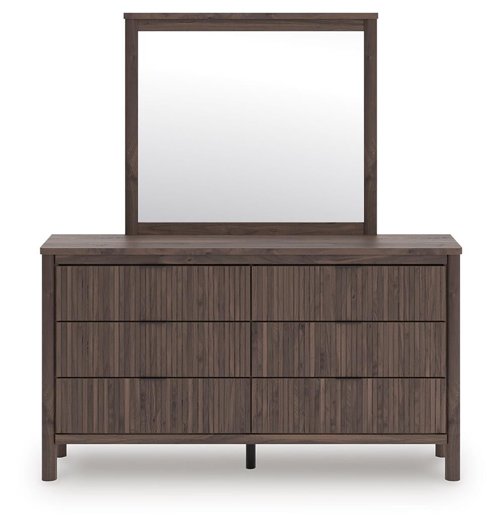Pamytta Queen Panel Bed, Dresser, Mirror and Nightstand