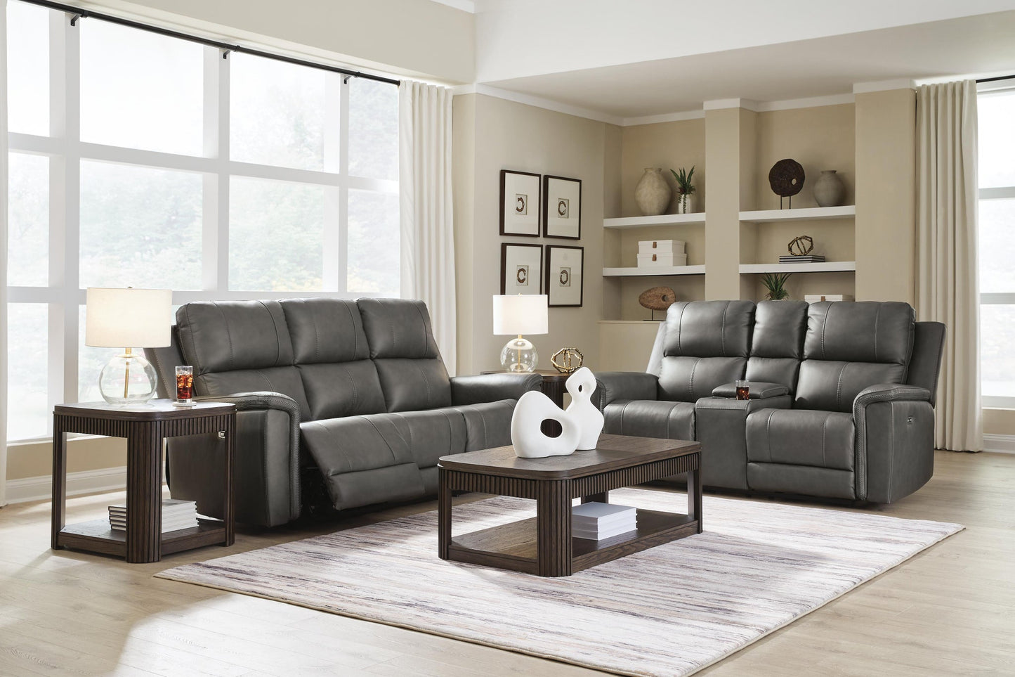 Bleckley Sofa and Loveseat