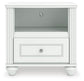 Maylilly Twin Upholstered Panel Bed, Dresser, Mirror and Nightstand